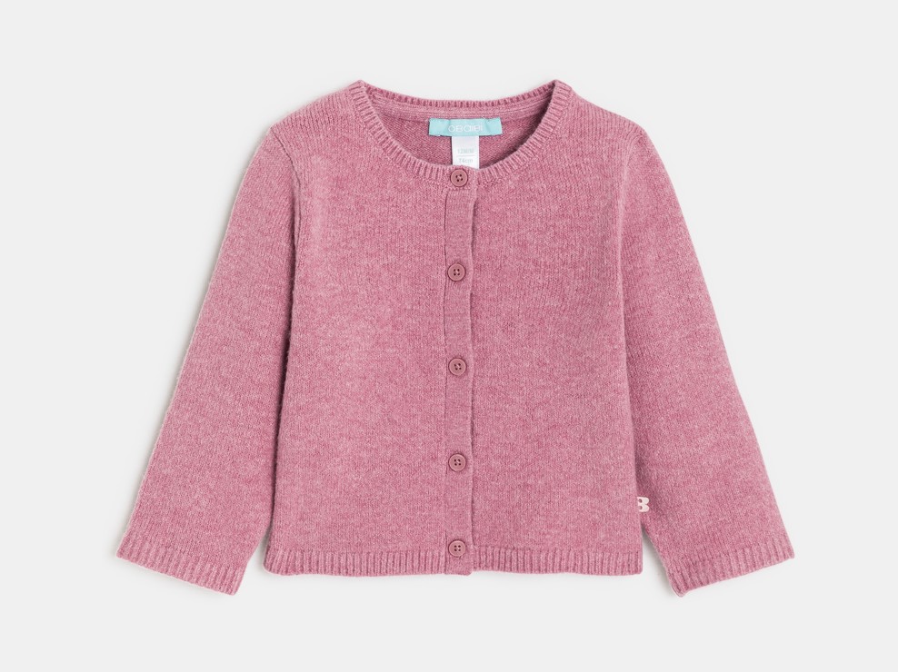 Strickjacke rosa Kleinkind Mädchen 1