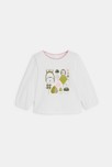 T-shirt manches longues forêt vert bébé fille