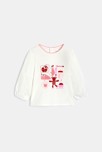 T-shirt manches longues nounou rose bébé fille