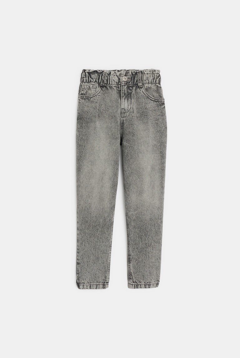 Générique Jean Baggy Fille Pantalons En Denim Casual À Taille