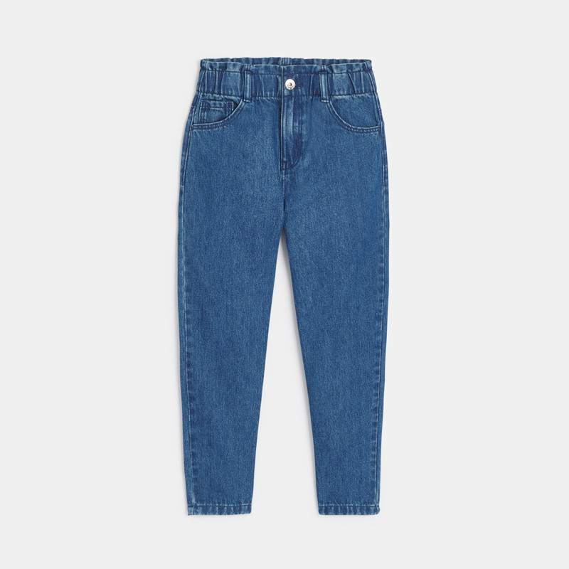 Jeans mit Dehnbund blau Mädchen