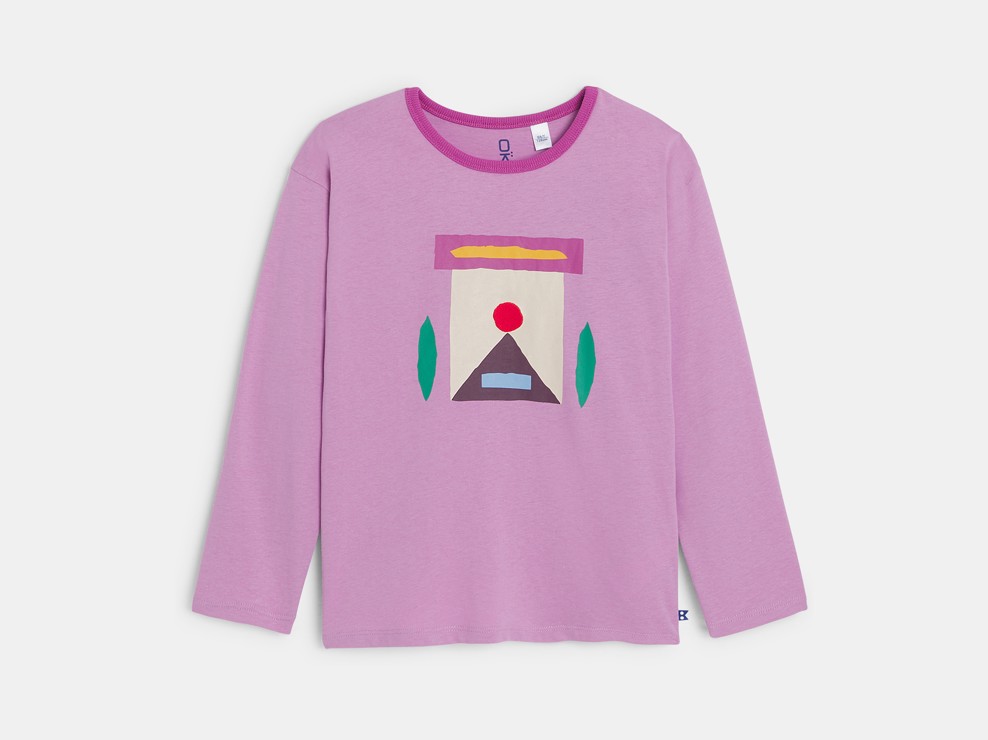 T-shirt manches longues MATIAS LARRAIN mauve mixte 1