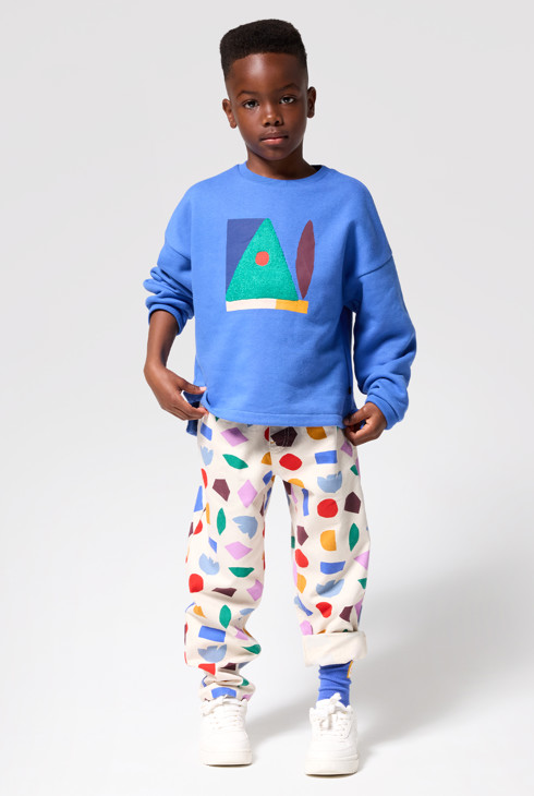 Felpa blu M.LARRAIN X OKAIDI unisex 1