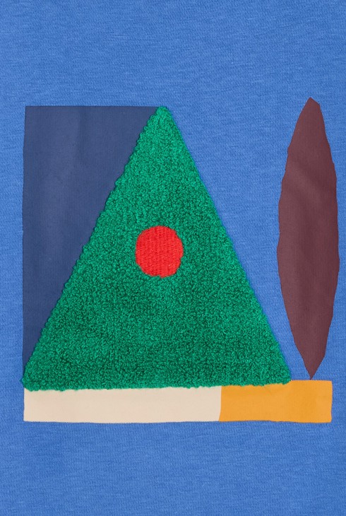 Sweat bleu M.LARRAIN X OKAIDI Mixte