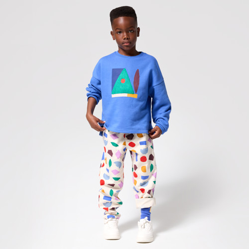 Sweat Bleu M.larrain X Okaidi Mixte - Indigo Moyen Fonce - 4A - OKAIDI