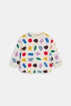 Sweat multicolore bébé mixte