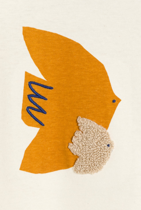 T-shirt beige M.LARRAIN X OKAIDI bébé mixte