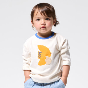 T-shirt in Naturweiß M.LARRAIN X OKAIDI Unisex