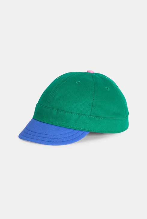 Limited Edition mixed green colorblock cap 2