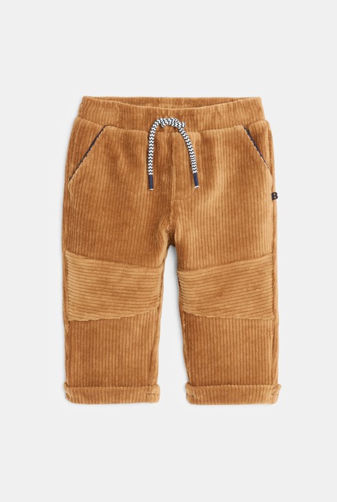 Baby boy's brown corduroy trousers 2