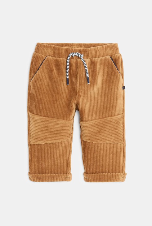 Pantalón terciopelo marrón bebé niño 2
