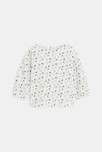 Blouse chats blanc bébé fille