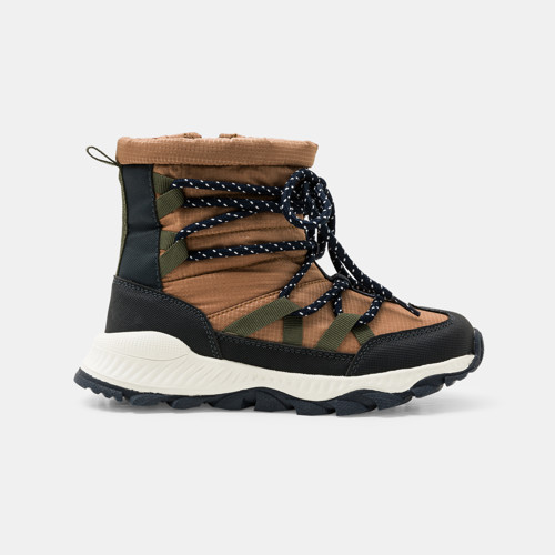 Boots De Neige Fourrée Marron Garçon - Camel - 33 - OKAIDI