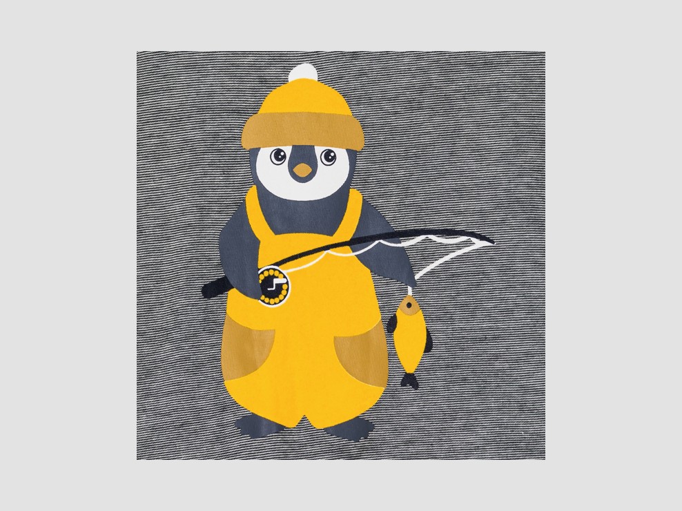 T-Shirt grau Tiermotiv Kleinkind Junge 2