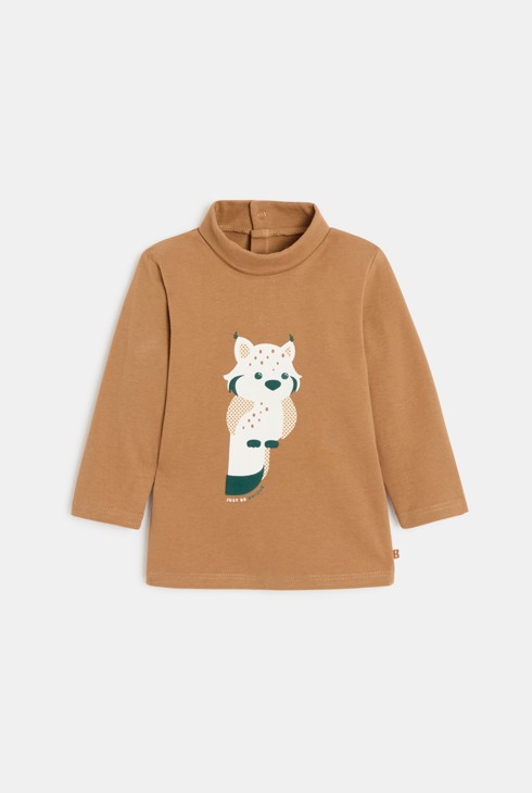 Baby-T-Shirt mit langen Ärmeln und Tiermotiv für Jungen 1