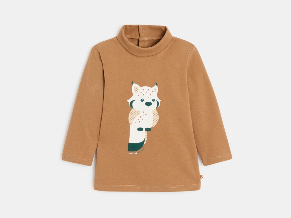 Majica dugih rukava s motivom životinja za dječake 1