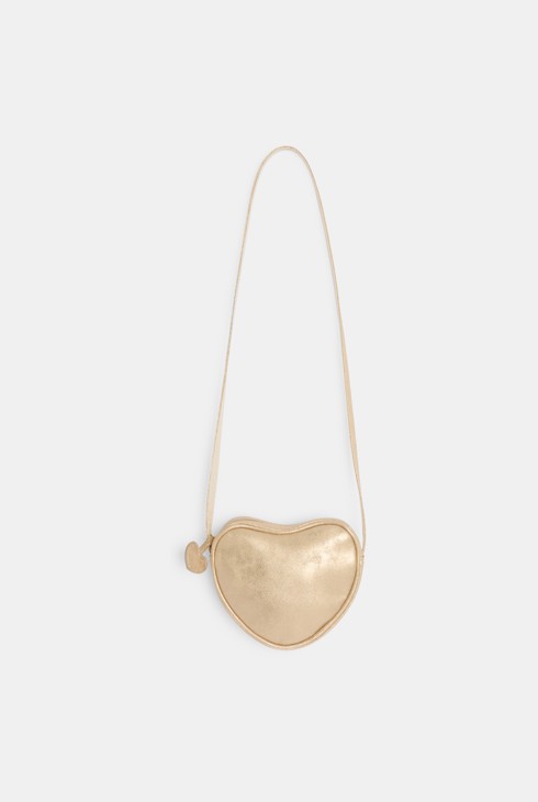 Bolso corazón dorado niña 1