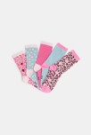 Chaussettes multicolores léopard (lot de 5)