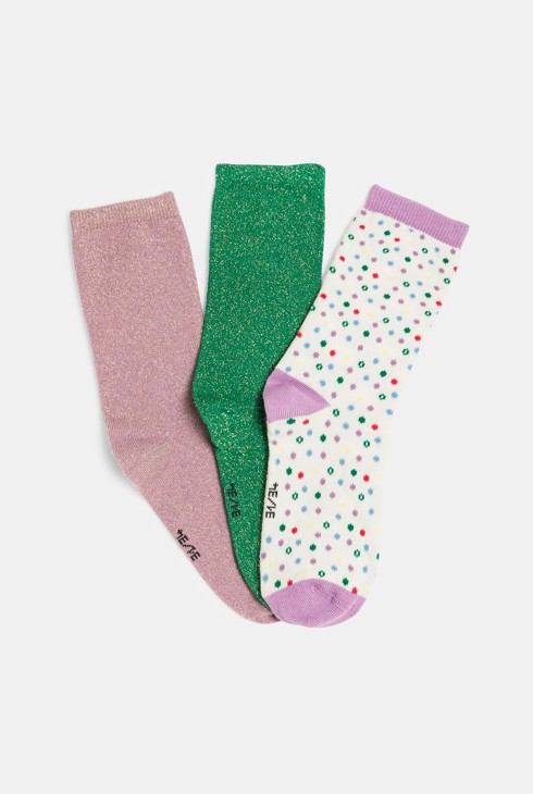 Chaussettes fantaisie Fille (3 paires) 1