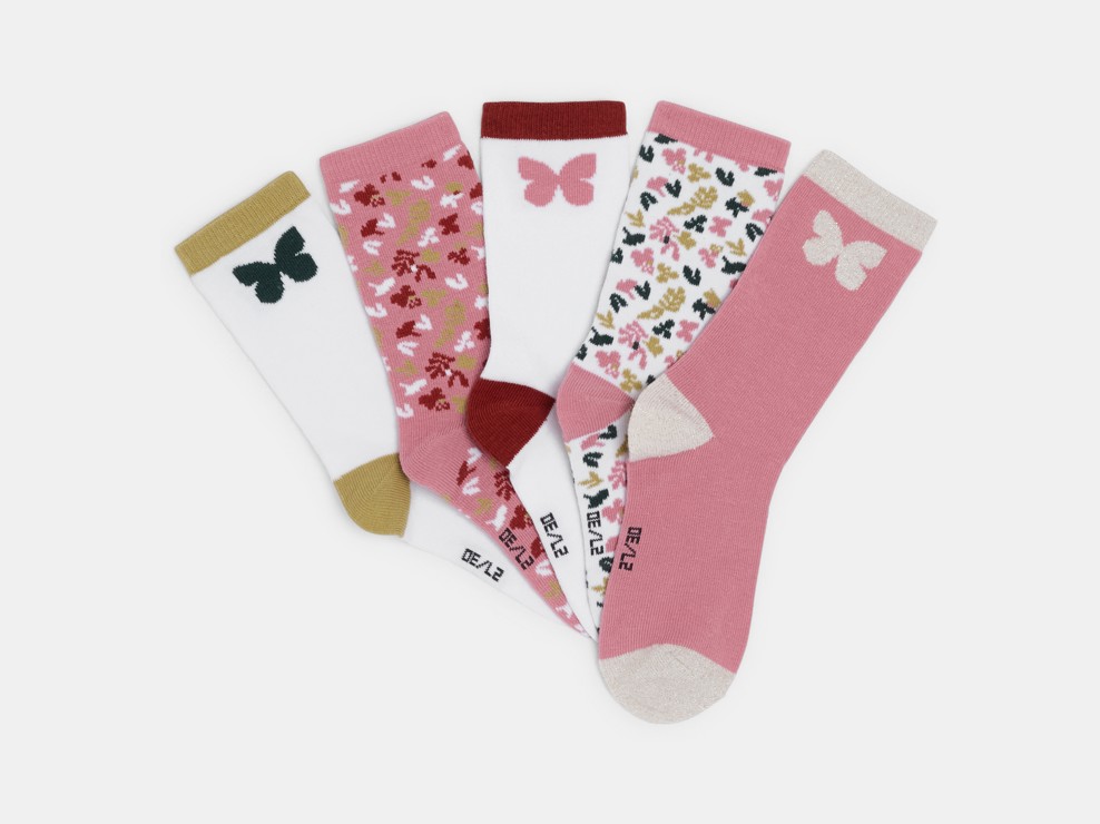 Modische Socken Mädchen (5er-Pack) 1