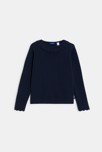 Pull fille bleu