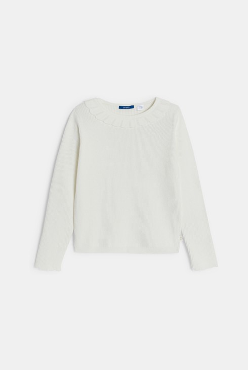 Bijeli pulover za djevojčice 2