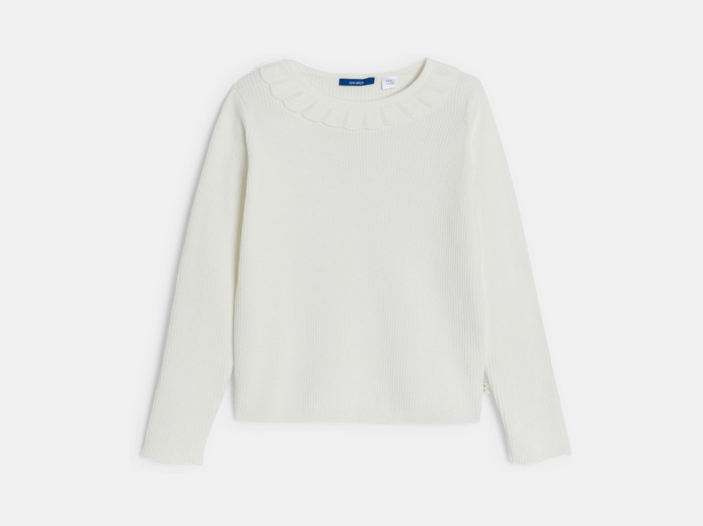 Weißer Pullover Mädchen 2