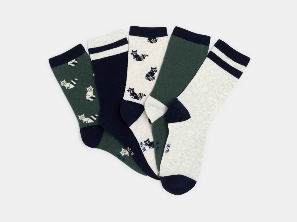 Modische Socken Jungen (5er-Pack) 1
