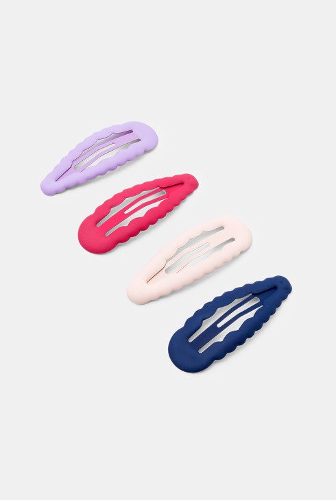 Fermagli per capelli a nuvola multicolori per bambina (confezione da 4) 1