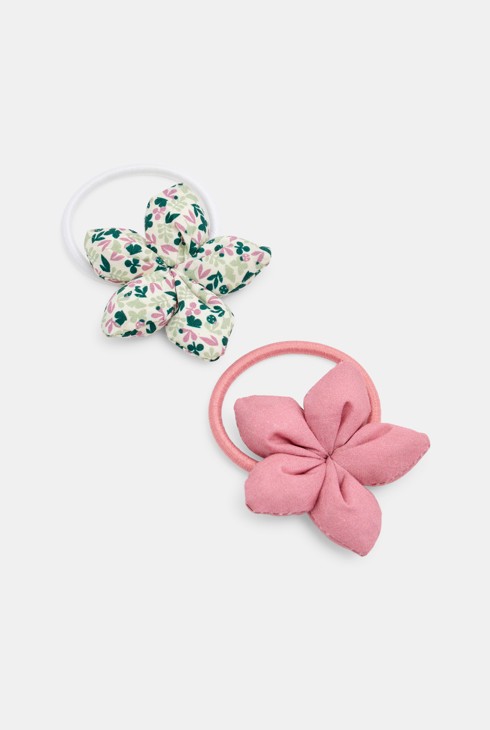 Pack de 2 gomas de flores niña 1