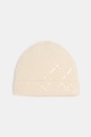 Bonnet à sequins brodés beige Fille