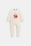 Dors-bien motifs lumineux citrouille beige bébé fille