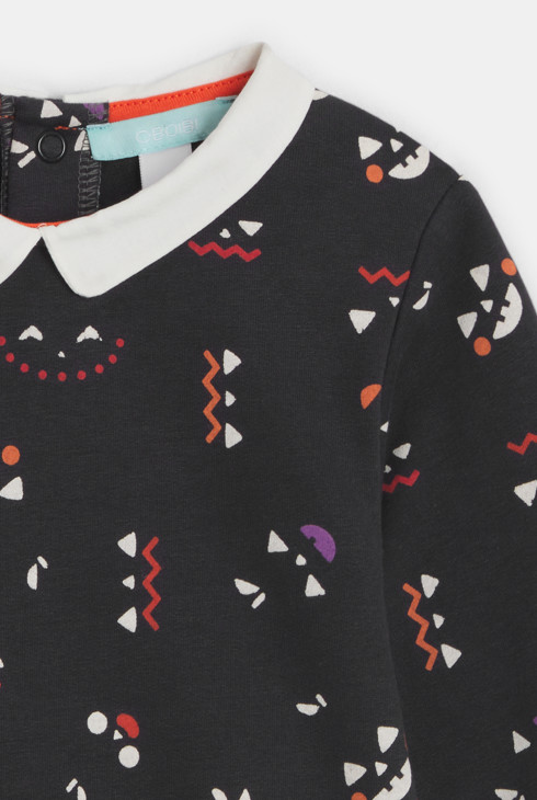 Dors-bien motifs lumineux noir bébé garçon