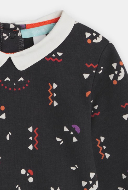 Dors-bien motifs lumineux noir bébé garçon