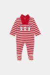 Pyjama bébé garçon rayé rouge