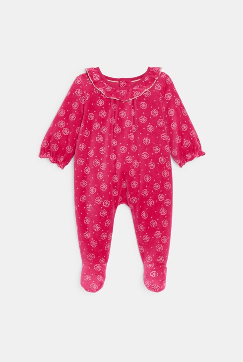 Pyjama bedruckt rosa Kleinkind Mädchen 1