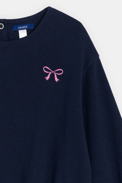 Kleid blau mit Karos Mädchen