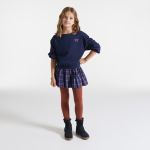 Kleid blau mit Karos Mädchen