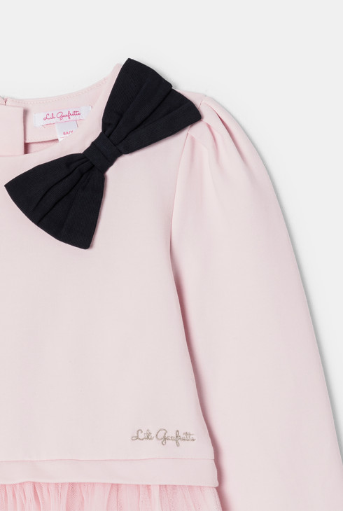 Robe rose en tulle Lili Gaufrette 2