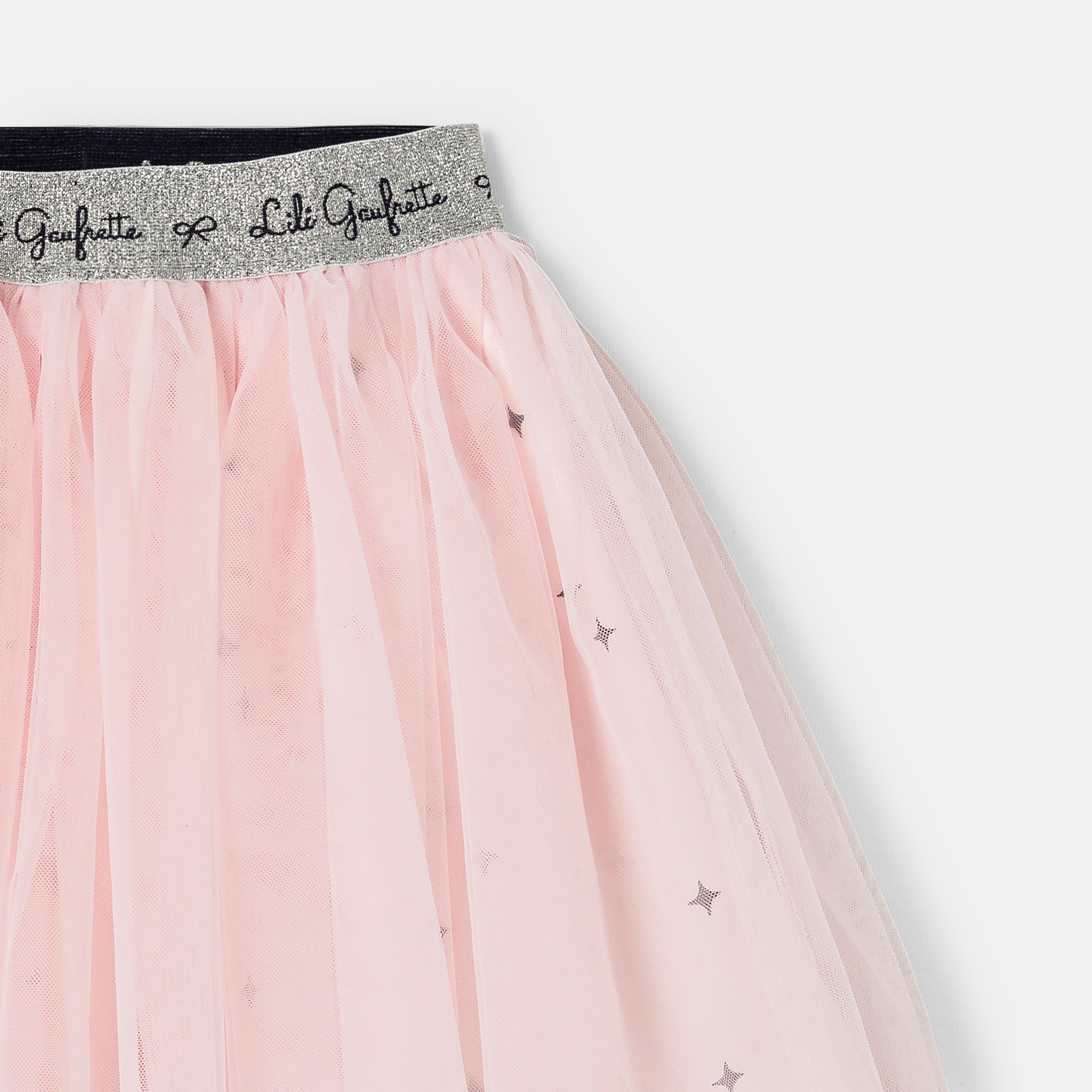 Jupon tulle étoilé rose Lili Gaufrette Okaïdi Obaïbi