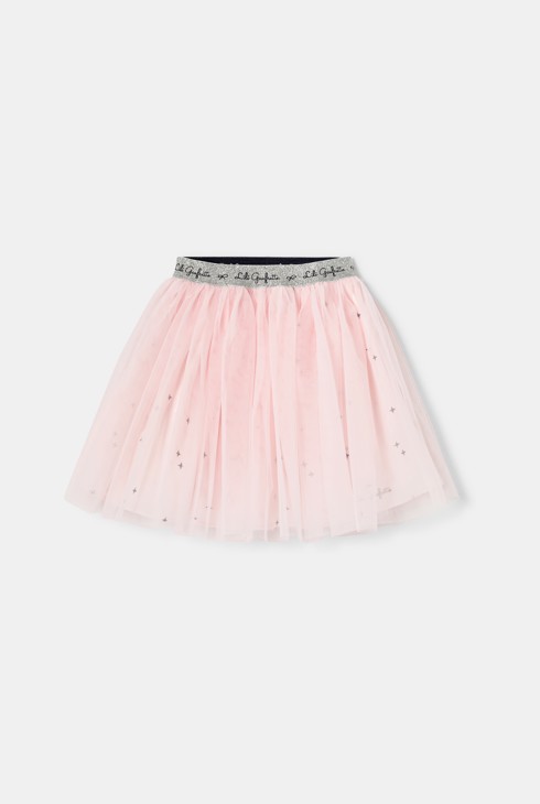 Jupon tulle étoilé rose Lili Gaufrette 1