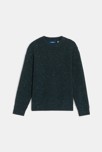 Pull côtelé chiné vert foncé Garçon