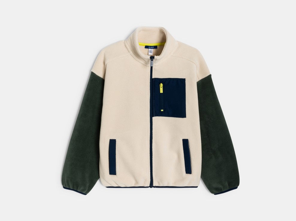 Fleecejacke beige Jungen 2