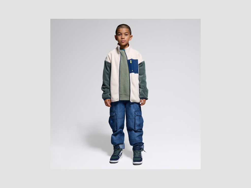 Fleecejacke beige Jungen 1