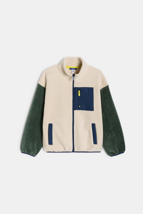 Bež jakna od upijajuće tkanine za dječake 2