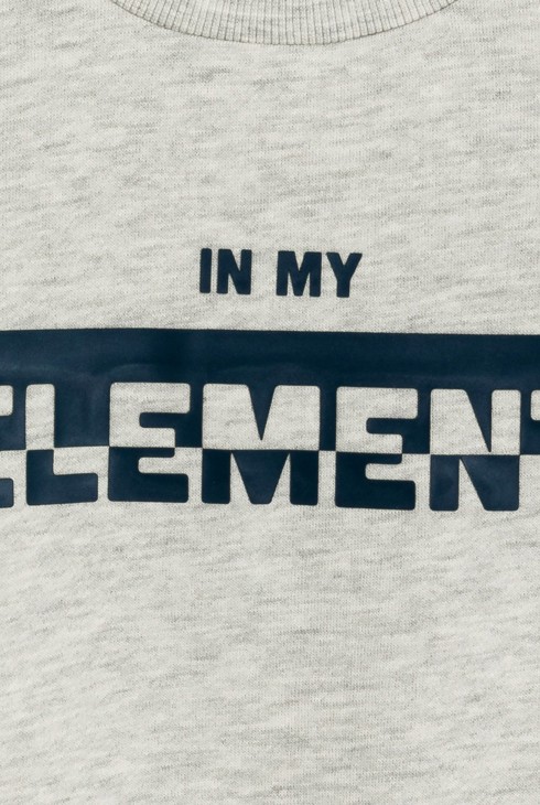 Sweat col rond gris chiné Garçon