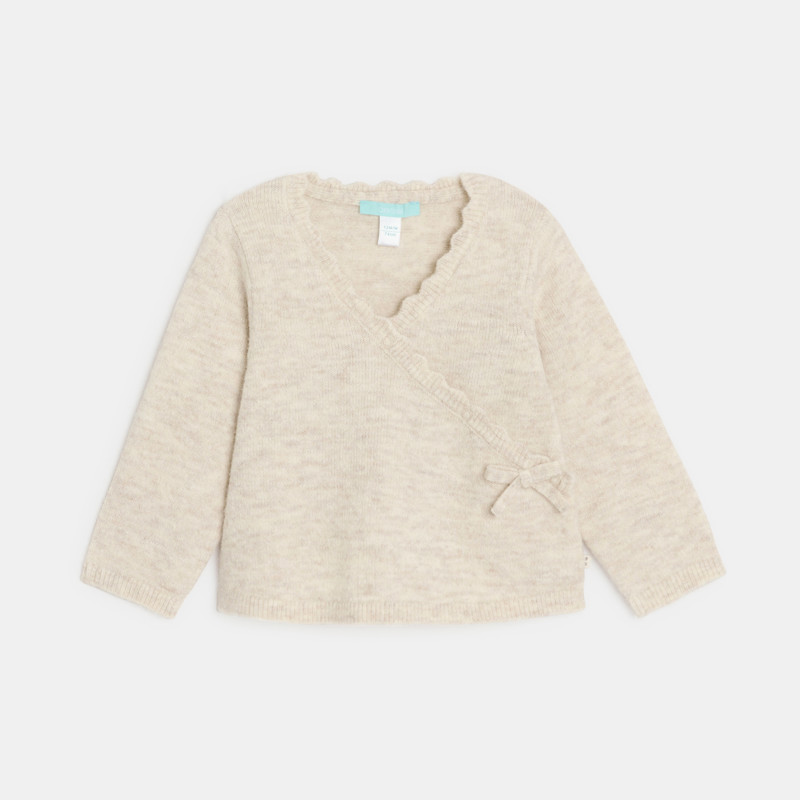 Strickjacke beige Kleinkind Mädchen