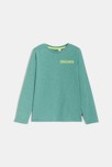 T-shirt vert motif paysage Garçon