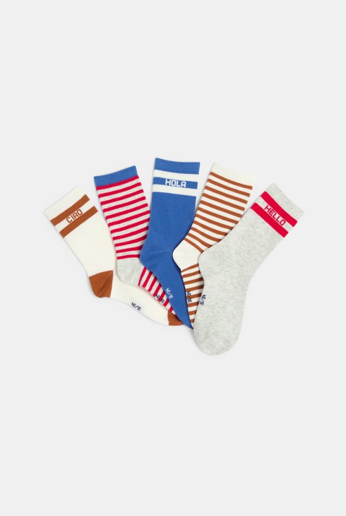 Calzini fantasia (set di 5 paia) bambino 1