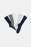 Chaussettes point fantaisie bleu marine garçon (lot de 5)
